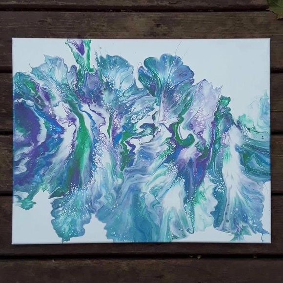 Original Acrylic Abstract Decor Art - Picture 1 of 1